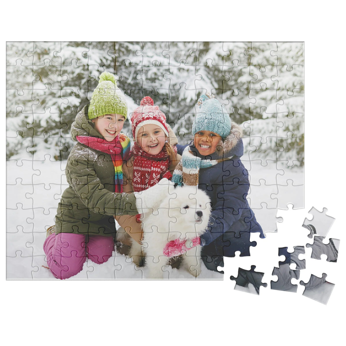 Custom Family Photo Jigsaw Puzzle