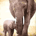 Load image into Gallery viewer, An Elephant Mother&#39;s Love Jigsaw Puzzle
