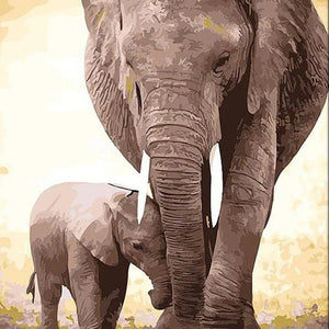 An Elephant Mother's Love Jigsaw Puzzle