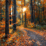 Load image into Gallery viewer, Autumn Trees In Jungle Jigsaw Puzzle
