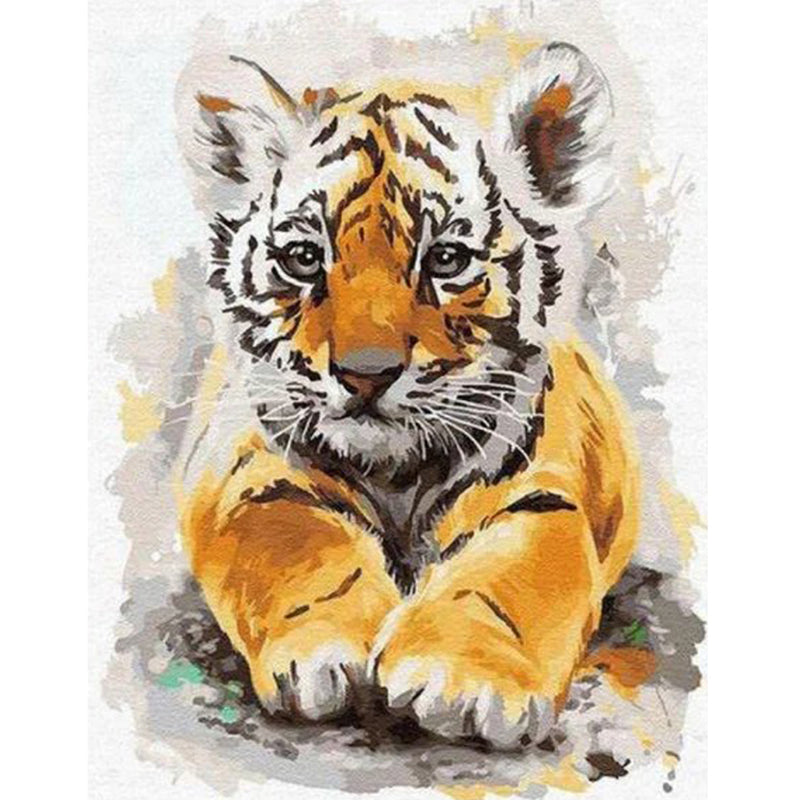 Baby Tiger Wooden Jigsaw Puzzle