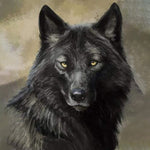 Load image into Gallery viewer, Black Wolf Jigsaw Puzzle
