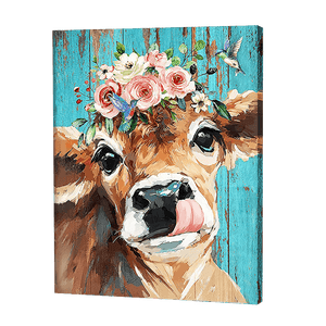 Calf With Flower Crown | Jigsaw Puzzle UK