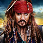 Load image into Gallery viewer, Captain Jack Sparrow Jigsaw Puzzle
