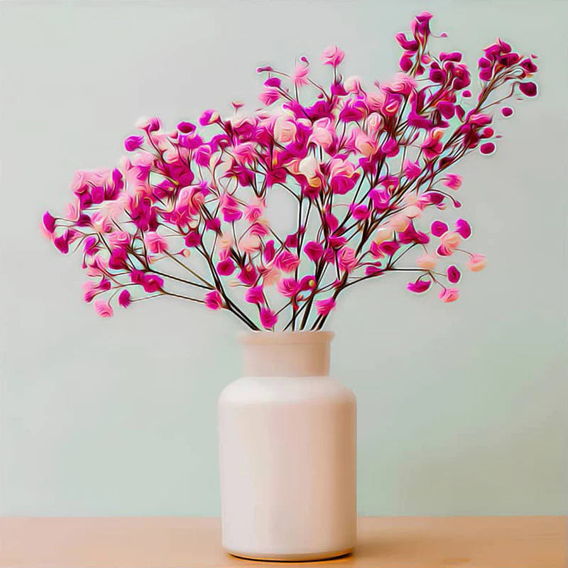 Cherry Blossoms In A Vase Jigsaw Puzzle