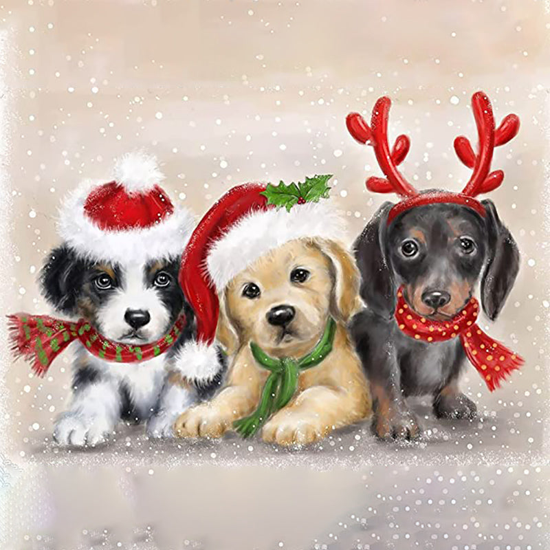 Christmas Puppies Jigsaw Puzzle