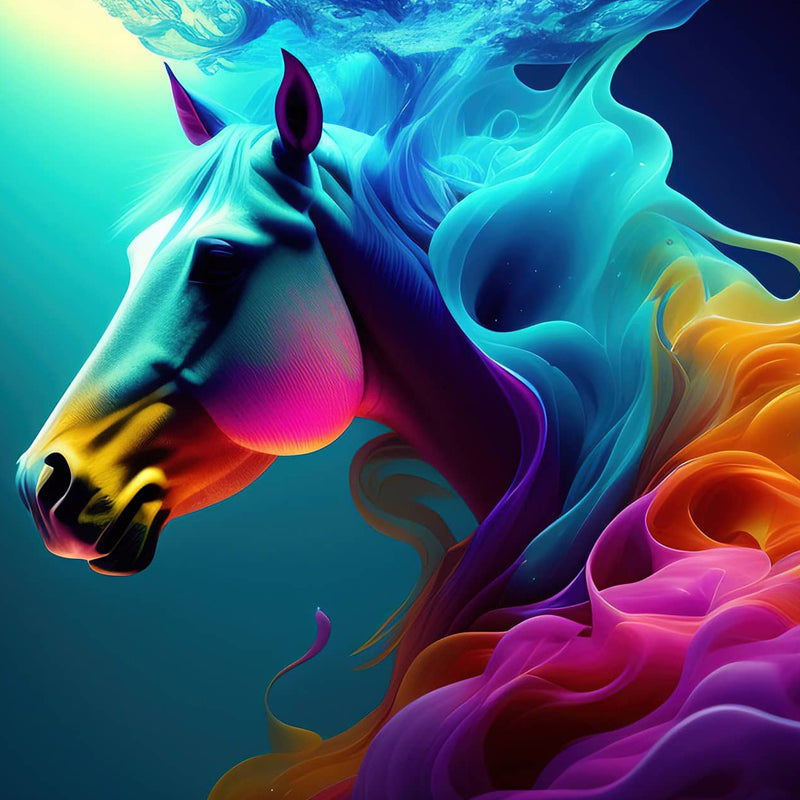 Colorful Horse Jigsaw Puzzle