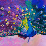 Load image into Gallery viewer, Colorful Peacock Jigsaw Puzzle
