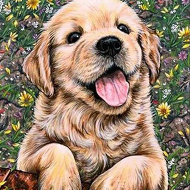 Cute Dog Puppy Jigsaw Puzzle