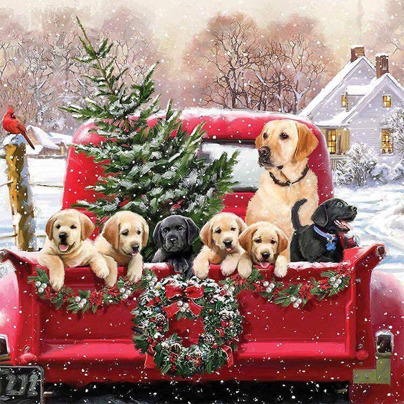 Dog And Puppies Jigsaw Puzzle