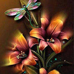 Load image into Gallery viewer, Dragonfly Flower Jigsaw Puzzle
