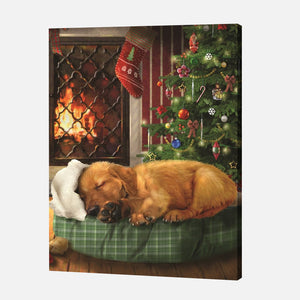 Fireside Nap Jigsaw Puzzle