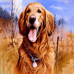 Load image into Gallery viewer, Golden Retriever Jigsaw Puzzle
