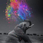 Load image into Gallery viewer, Happy Elephant Jigsaw Puzzle
