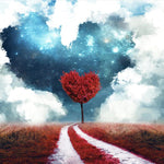 Load image into Gallery viewer, Heart Shaped Cloud Jigsaw Puzzle
