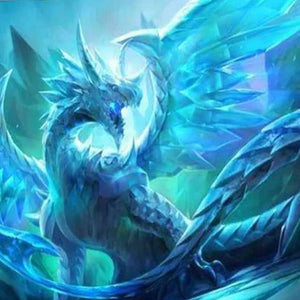 Ice Crystal Dragon Jigsaw Puzzle