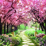 Load image into Gallery viewer, Pink Blossom Trees Jigsaw Puzzle
