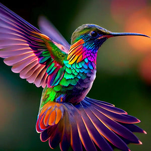 Rainbow Humming Bird Jigsaw Puzzle