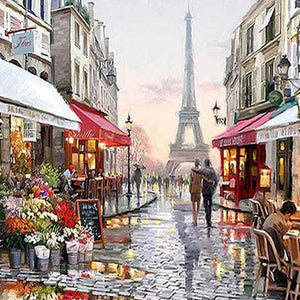 Rainy in Paris Jigsaw Puzzle