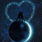 Load image into Gallery viewer, Romance Over The Moon Jigsaw Puzzle
