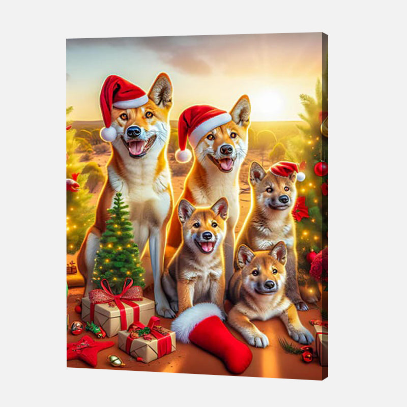 Santa's Aussie Pals Jigsaw Puzzle