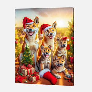 Santa's Aussie Pals Jigsaw Puzzle
