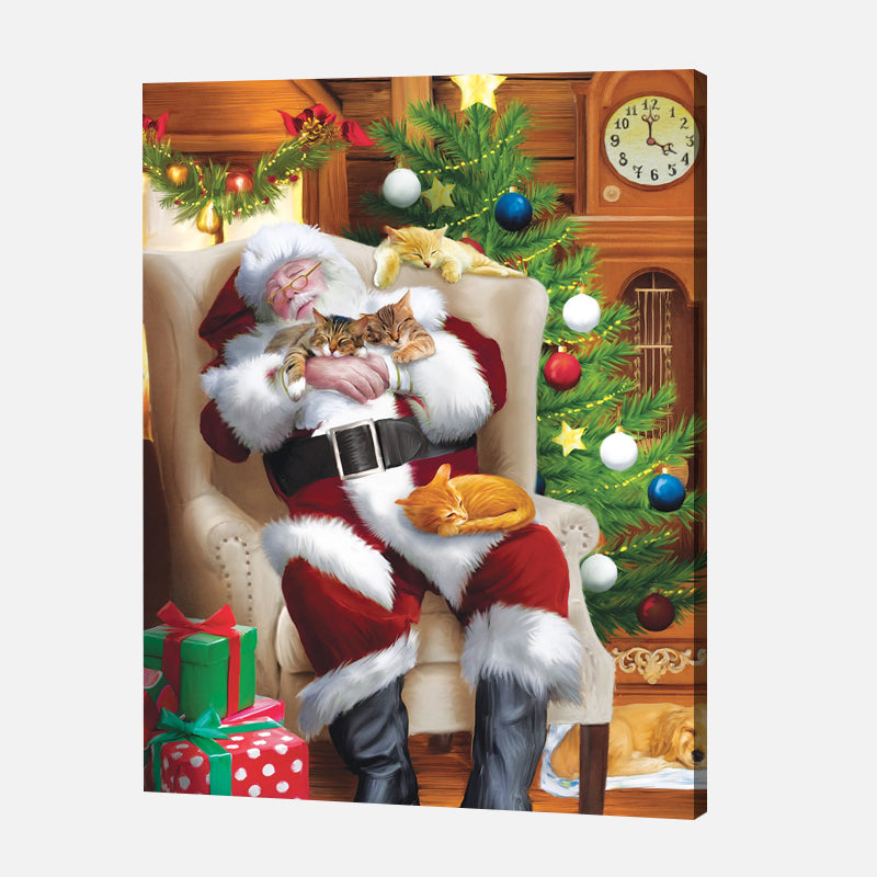 Santa’s Catnap Christmas Jigsaw Puzzle