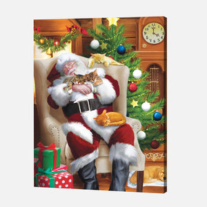 Santa’s Catnap Christmas Jigsaw Puzzle