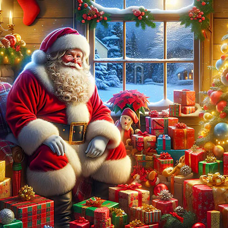 Santa's Gift Corner Jigsaw Puzzle