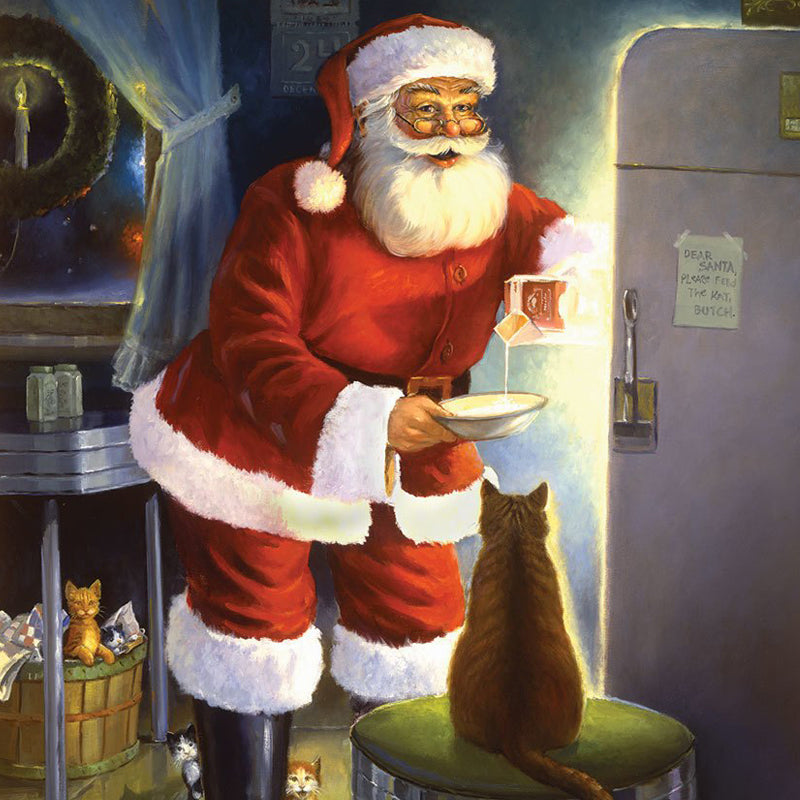 Santa’s Midnight Feeding Jigsaw Puzzle