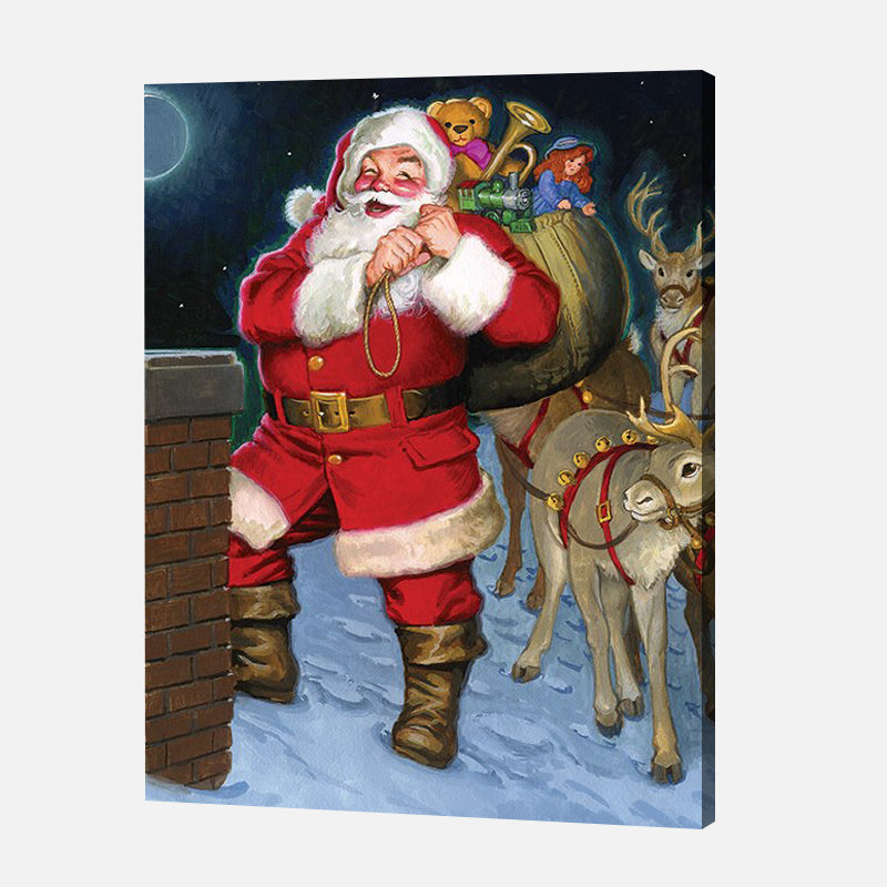 Santa's Sleigh Stop Jigsaw Puzzle