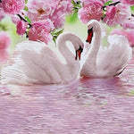 Load image into Gallery viewer, Swan In Love Jigsaw Puzzle
