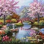 Load image into Gallery viewer, Taiwan Cherry Blossom Jigsaw Puzzle
