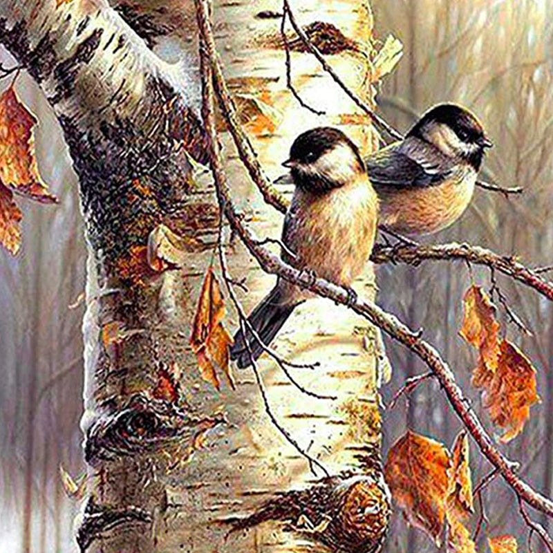 Two Birds On A Branch Jigsaw Puzzle