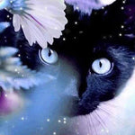 Load image into Gallery viewer, Violet Kitty Jigsaw Puzzle
