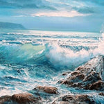 Load image into Gallery viewer, Waves Crashing Jigsaw Puzzle
