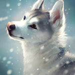 Load image into Gallery viewer, White Wolf In Snow Jigsaw Puzzle
