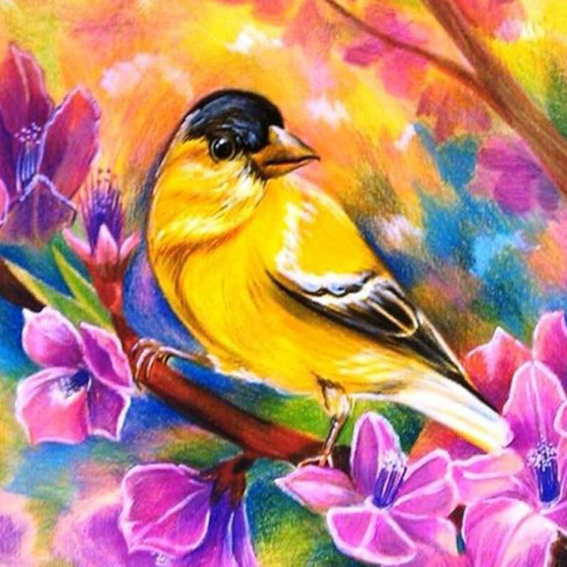 Yellow Bird Jigsaw Puzzle