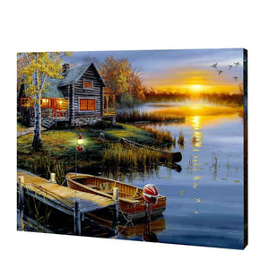 Autumn At the Lake Jigsaw Puzzle UK