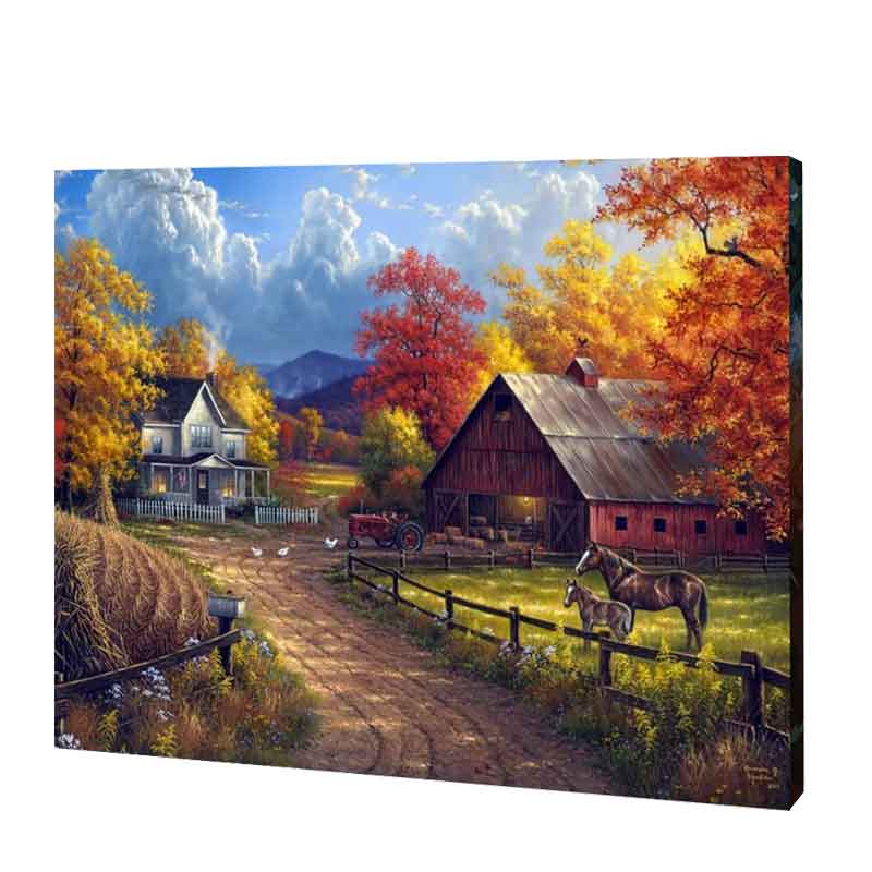 Farm House Jigsaw Puzzle UK