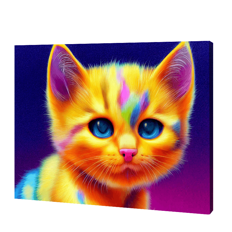 Adorable Rainbow Kitty | Jigsaw Puzzle UK