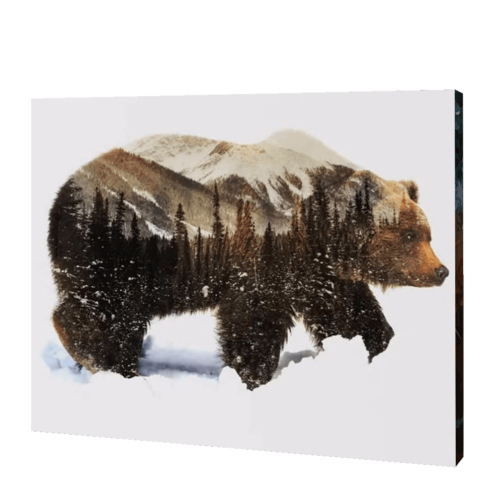Bear in woods | Jigsaw Puzzle UK 