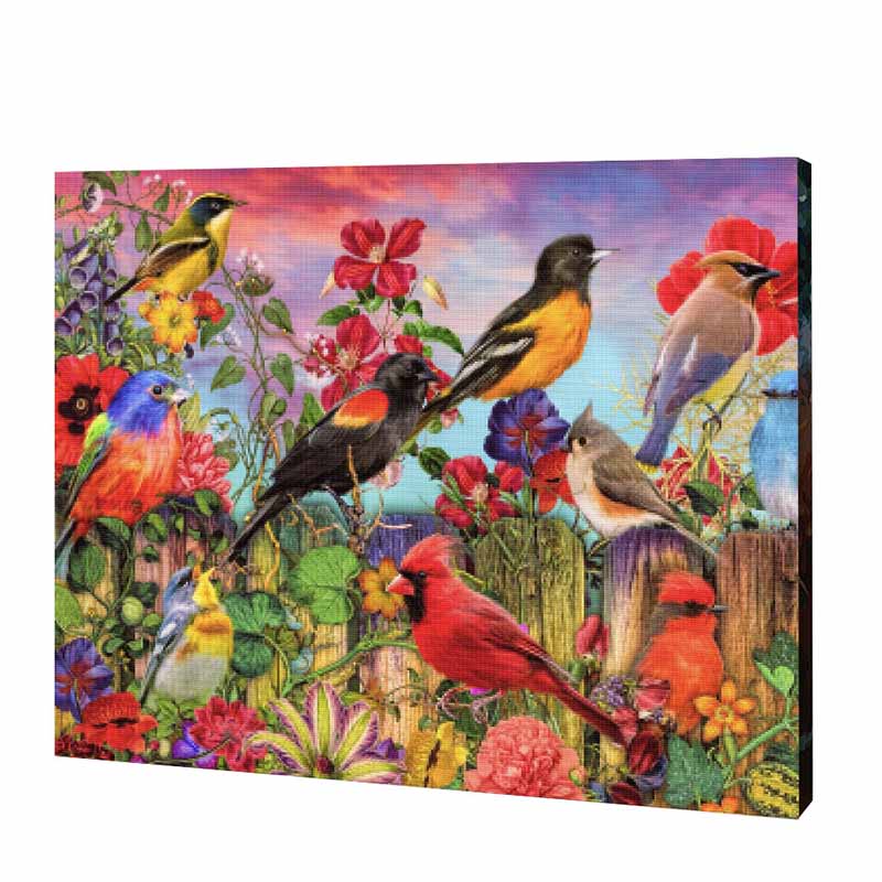 Birds and Blooms Jigsaw Puzzle UK