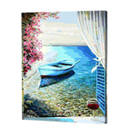 Load image into Gallery viewer, Boat In Blue Water and Wine | Jigsaw Puzzle UK
