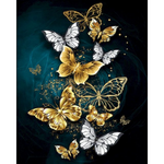 Load image into Gallery viewer, Gold Butterfly | Jigsaw Puzzle UK
