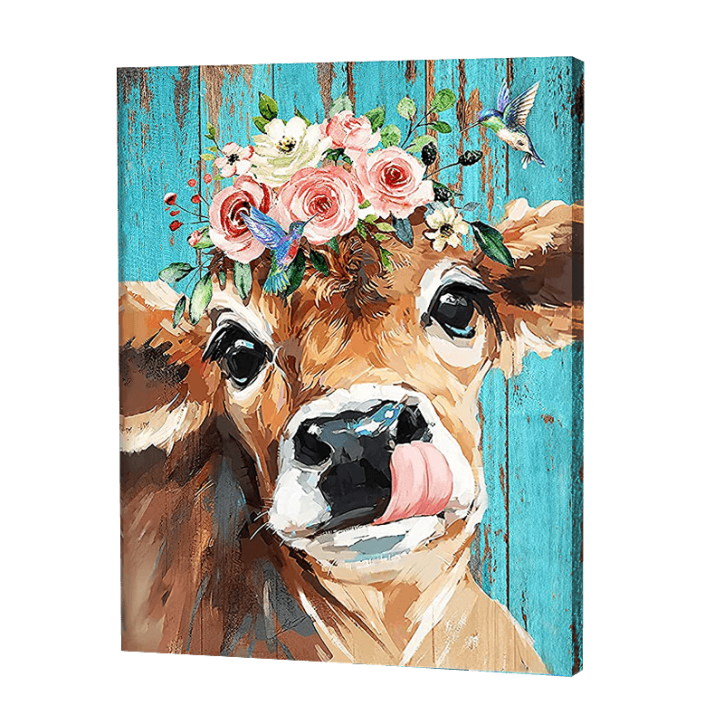 Calf With Flower Crown | Jigsaw Puzzle UK
