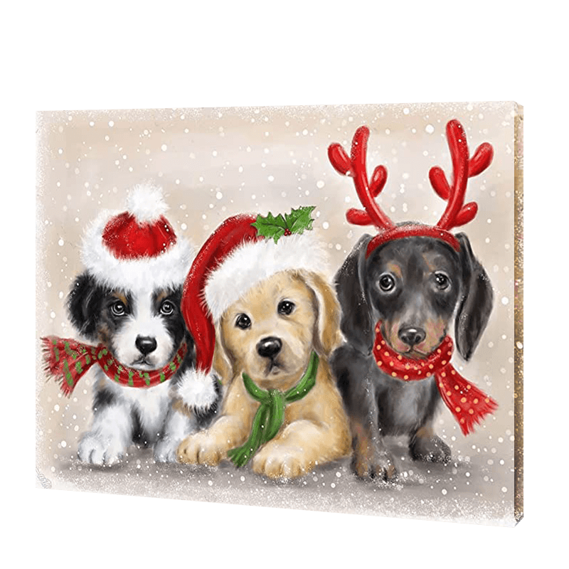 Christmas Puppies | Jigsaw Puzzle UK