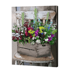 Colorful Flowers In A Box | Jigsaw Puzzle UK