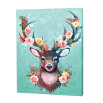 Load image into Gallery viewer, Deer With Flowers | Jigsaw Puzzle UK
