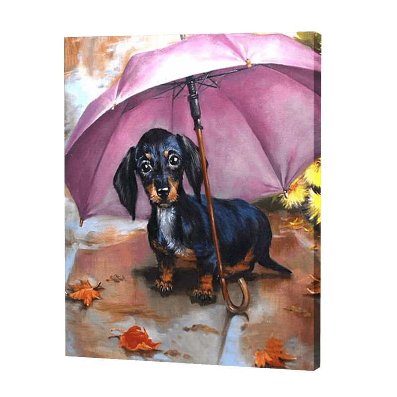 Dog In An Umbrella | Jigsaw Puzzle UK